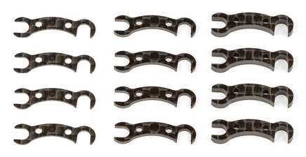 Team Associated - Factory Team Camber Link Mount Shims, Graphite, for TC7.2 - Hobby Recreation Products