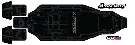 Team Associated - Factory Team Chassis Protective Sheet, Printed, for SC6.1 - Hobby Recreation Products
