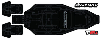 Team Associated - Factory Team Chassis Protective Sheet, Printed, for T6.1 - Hobby Recreation Products