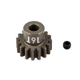 Team Associated - Factory Team Pinion Gear, 16 Tooth-MOD 1, 5mm Shaft, Aluminum - Hobby Recreation Products