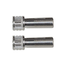 Team Associated - Grip Bullets 5mm x 14mm Connectors, Silver, (2) - Hobby Recreation Products