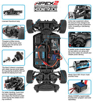 Team Associated - Hoonigan Apex2 Hoonitruck 1/10 On-Road Electric 4wd RTR Kit - Hobby Recreation Products