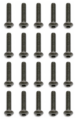 Team Associated - M3X14mm Button Head Hex Screw (20) - Hobby Recreation Products