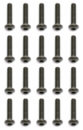 Team Associated - M3X14mm Button Head Hex Screw (20) - Hobby Recreation Products