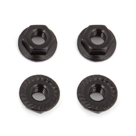 Team Associated - M4 Serrated Nuts - Hobby Recreation Products