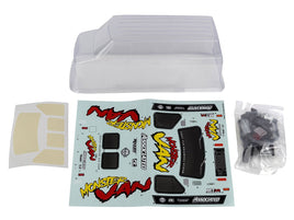 Team Associated - MT12 Monster Van Body Set, Clear - Hobby Recreation Products