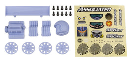 Team Associated - NanoSport Race Pack, White - Hobby Recreation Products