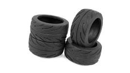 Team Associated - NanoSport Radial Tires, Black - Hobby Recreation Products