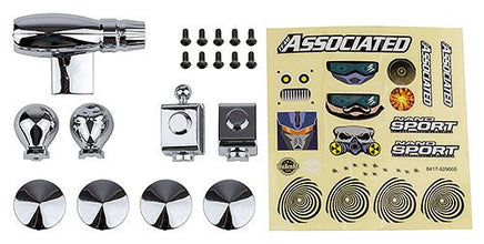Team Associated - NanoSport Space Pack, Chrome - Hobby Recreation Products