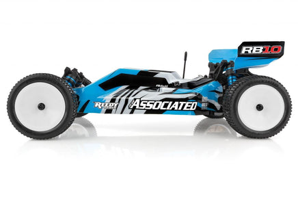 Team Associated - RB10 1/10 Electric Off-Road 2wd Buggy RTR w/ Charger & LiPo Battery, Blue - Combo - Hobby Recreation Products