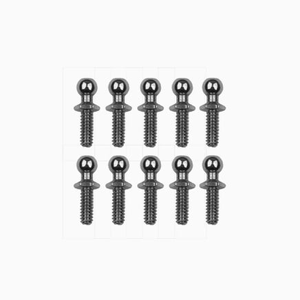 Team Associated - RC10 Ballstud Set .30, silver - Hobby Recreation Products