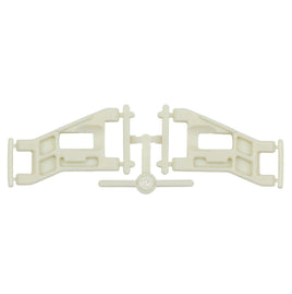 Team Associated - RC10 Front Wide Suspension Arms, White - Hobby Recreation Products