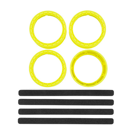Team Associated - RC10 FT Adjustable Wheel Rims, Fluorescent Yellow - Hobby Recreation Products
