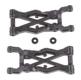 Team Associated - RC10B6.2 Factory Team Rear Suspension Arms, 75mm, Carbon Fiber - Hobby Recreation Products