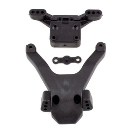 Team Associated - RC10B6.3 Front Top Plate and Ballstud Mount - Hobby Recreation Products