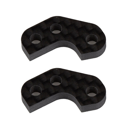 Team Associated - RC10B7 Caster Block Link Mount Set, -3mm - Hobby Recreation Products