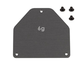 Team Associated - RC10B7 FT Aluminum Servo Weight Plate, 6g - Hobby Recreation Products