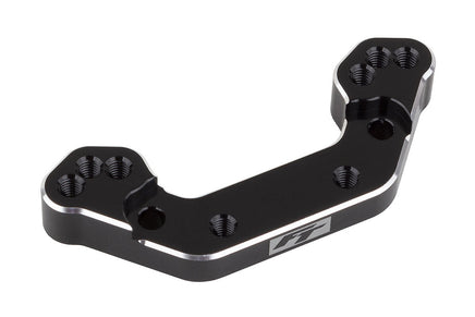 Team Associated - RC10B7 FT Ballstud Mount, +2mm, Black Aluminum - Hobby Recreation Products