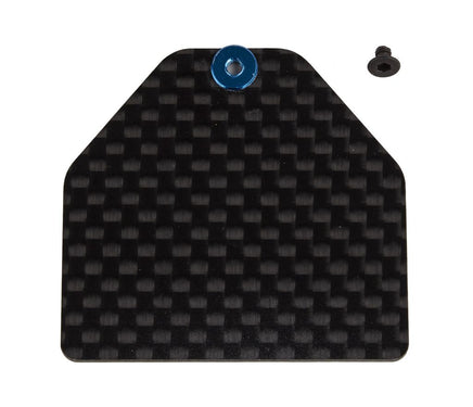 Team Associated - RC10B7 FT Carbon Fiber Servo Weight Plate, 4g - Hobby Recreation Products