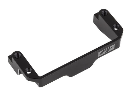 Team Associated - RC10B7 FT One - Piece Servo Mount, Black Aluminum - Hobby Recreation Products