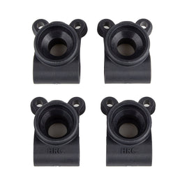 Team Associated - RC10B7 FT Rear Hubs, Carbon - Hobby Recreation Products