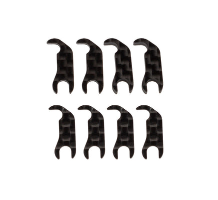 Team Associated - RC10B7 FT Steering Block Mount Shim Set, Carbon Fiber - Hobby Recreation Products