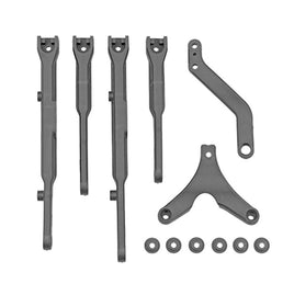 Team Associated - RC10B84 FT Carbon Chassis Braces - Hobby Recreation Products
