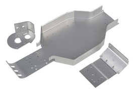 Team Associated - RC10CC Chassis, Nose Plate, Motor Mount, Silver - Hobby Recreation Products