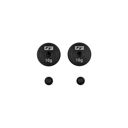 Team Associated - RC10TC8 FT Steel Chassis Weight Set, 10g - Hobby Recreation Products