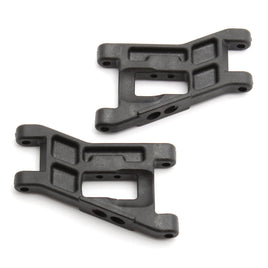 Team Associated - RC10WC Front Wide Suspension Arms, Black - Hobby Recreation Products
