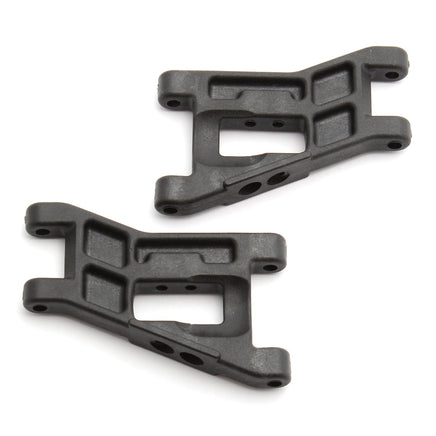 Team Associated - RC10WC Front Wide Suspension Arms, Black - Hobby Recreation Products