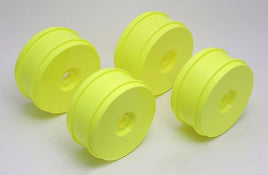 Team Associated - RC8 83mm Wheels, Yellow (4) - Hobby Recreation Products