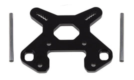 Team Associated - RC8B4 Front Shock Tower V2, Black Aluminum - Hobby Recreation Products