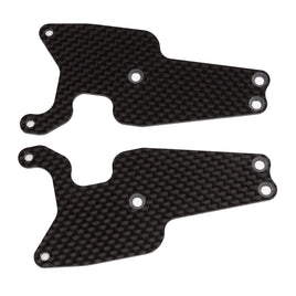 Team Associated - RC8T3.2 Factory Team Front Lower Suspension Arm Inserts, 1.2mm, Carbon Fiber - Hobby Recreation Products