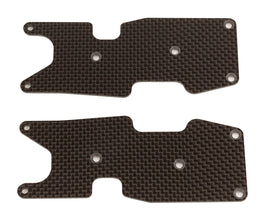 Team Associated - RC8T3.2 Factory Team Rear Suspension Arm Inserts, 1.2mm, Carbon Fiber - Hobby Recreation Products