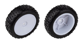 Team Associated - Reflex 14 Mini Pin Tires Mounted on Narrow Wheels, White - Hobby Recreation Products