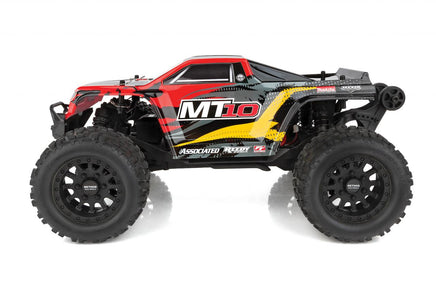 Team Associated - RIVAL MT10 1/10 Scale RTR Electric Brushless 4WD Monster Truck V2, Red - Hobby Recreation Products