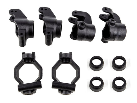 Team Associated - Rival MT8 Caster Blocks, Steering Blocks, Rear Hubs Set - Hobby Recreation Products