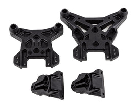 Team Associated - Rival MT8 Shock Towers and Center Brace Mounts - Hobby Recreation Products