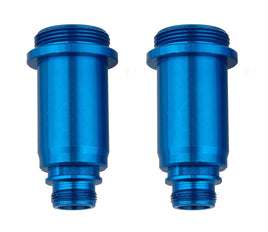 Team Associated - SR10 Blue Aluminum Front Shock Bodies, 12x23mm - Hobby Recreation Products