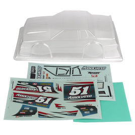 Team Associated - SR10 Street Stock Body, Clear - Hobby Recreation Products