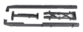 Team Associated - SR7 FT Lower Chassis Brace Set Carbon - Hobby Recreation Products