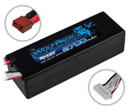 Team Associated - WolfPack LiPo 2700mAh 35C 6S 22.2V Battery w/ T-Plug - Hobby Recreation Products