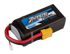 Team Associated - Zappers DR 7200mAh 130C 7.6V High Voltage Shorty LiPo Battery, (soft) w/XT90 - Hobby Recreation Products