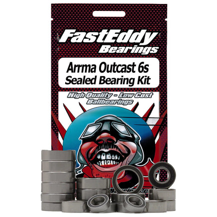 Team FastEddy - Arrma Outcast 6S Sealed Bearing Kit - Hobby Recreation Products
