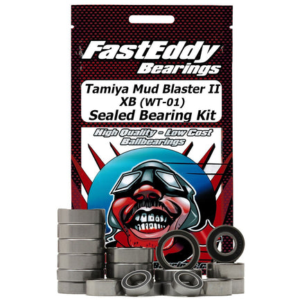 Team FastEddy - Tamiya Mud Blaster II XB (WT-01, Item #57839) Sealed Bearing Kit - Hobby Recreation Products