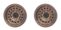 Team KNK - 1.55" Aluminum Beadlock Titan 2 Wheels - Bronze (1 Pair) - Hobby Recreation Products