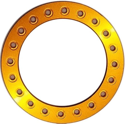 Team KNK - 1.9 Aluminum Beadlock Ring Style 11 Orange - Hobby Recreation Products