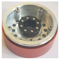 Team KNK - 1.9" Aluminum Beadlock Titan 2 Wheels - Natural (1 Pair) - Hobby Recreation Products