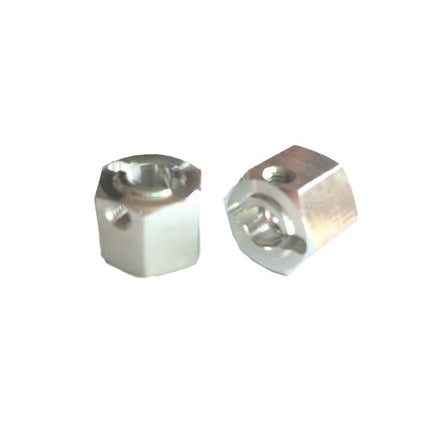 Team KNK - (2) 12mm x 10mm wide Aluminum Hexes with Hardware - Hobby Recreation Products